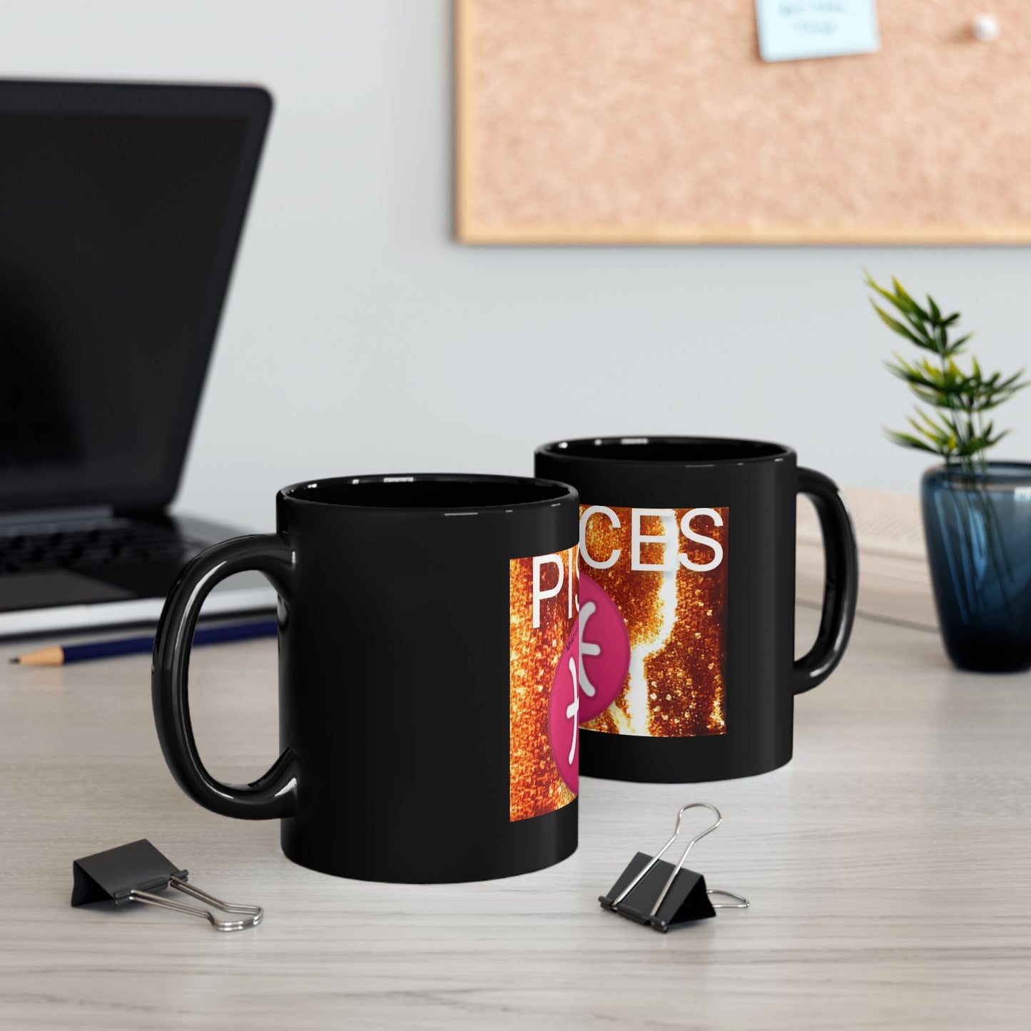 11oz Black Mug