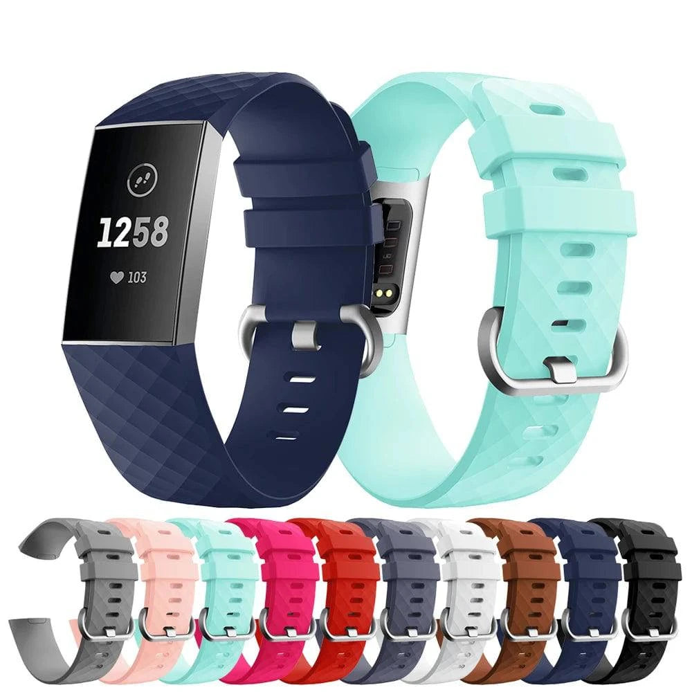 For Fitbit Charge 3 frontier/classic Silicone replacement wrist band strap For Fitbit Charge 3 smart watch wristband accessories - MarvelouStore