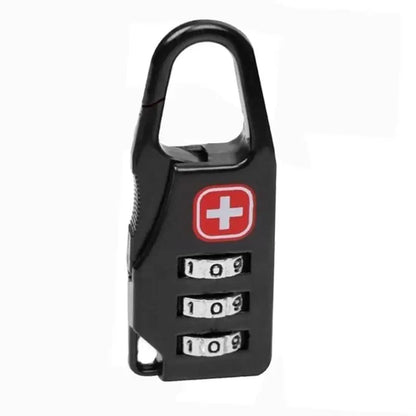 Portable Alloy Mini Lock Padlock Outdoor Travel Luggage Zipper Backpack Handbag Safe Anti-theft Combination Code Number Lock