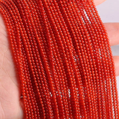 2024 New Wholesale Natural Stone Beads Rose Quartze Amethysts Agates Beads For Jewelry Making Beadwork DIY Bracelet 2mm 3mm