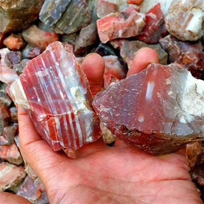 100g Bulk Lot Natural Rough Carnelian Raw Stone Crystal Red Agate Mozambique Craft Decor