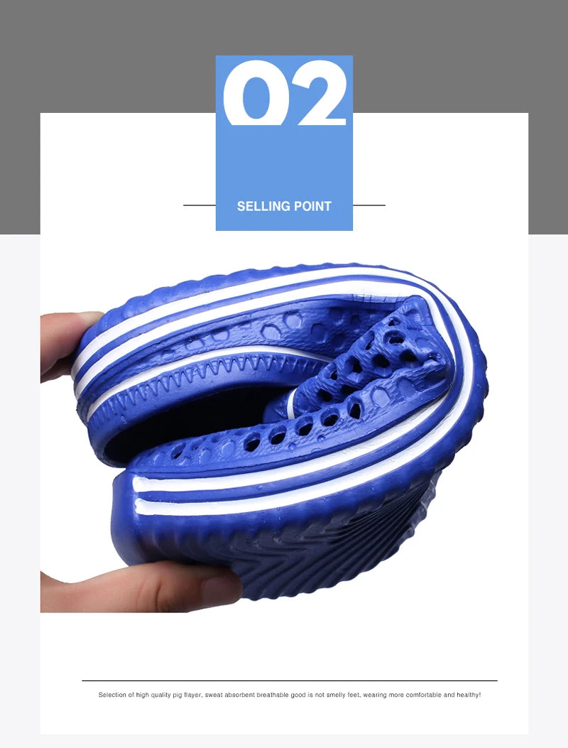 2024 Women Shoes Beach Slippers Unisex Hollow Out Casual Couple Beach Sandal Flip Flops Shoes Non-slide Mens Slippers