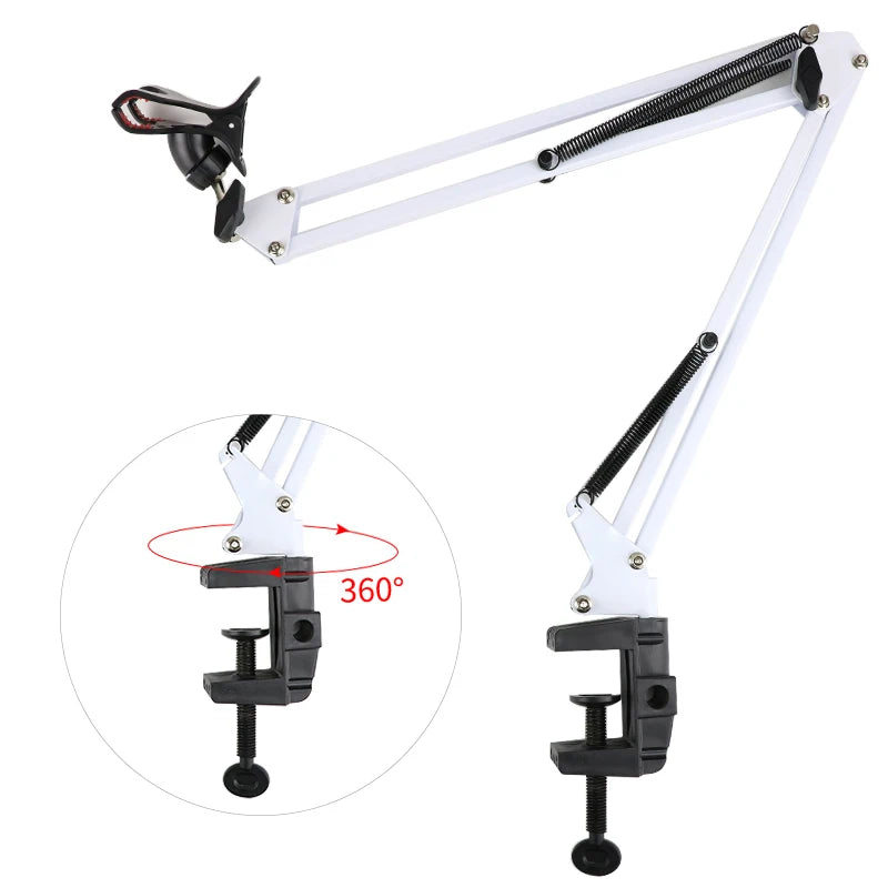 Tablet Stand Bracket Ring Light Ball Head Tripod Accessories Photography LED Selfie Lamp Phone Clip Replacement Parts Accessory