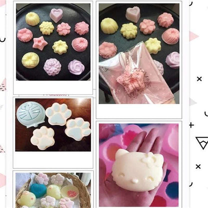 1 Bag DIY Hand Making Soap Making Bases Soap Material  Removal Pimple Pores Acne Treatment Cleanser Transparent Plant Soap Bases