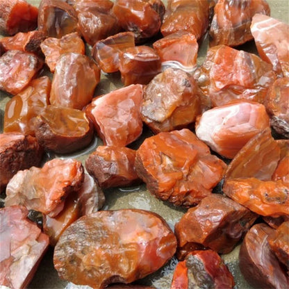 100g Bulk Lot Natural Rough Carnelian Raw Stone Crystal Red Agate Mozambique Craft Decor