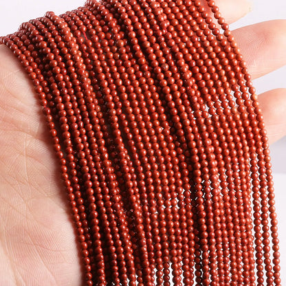 2024 New Wholesale Natural Stone Beads Rose Quartze Amethysts Agates Beads For Jewelry Making Beadwork DIY Bracelet 2mm 3mm