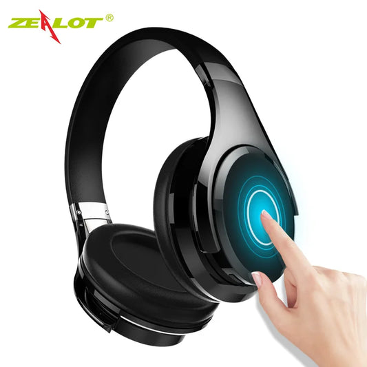 ZEALOT  B21 Wireless Bluetooth Headphones Foldable Bass Wireless Headset with Microphone for Computer,Phones Touch Control