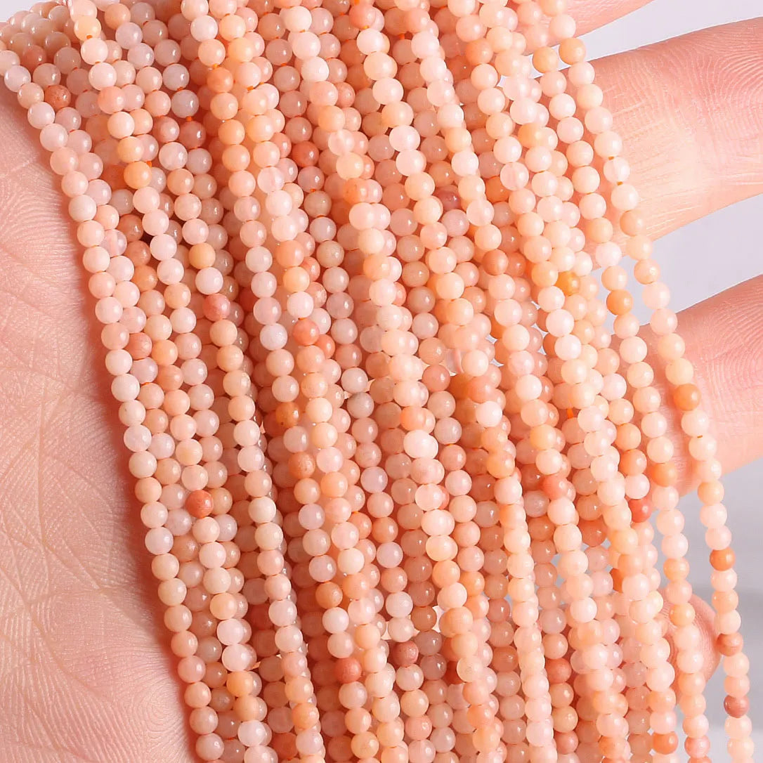 2024 New Wholesale Natural Stone Beads Rose Quartze Amethysts Agates Beads For Jewelry Making Beadwork DIY Bracelet 2mm 3mm