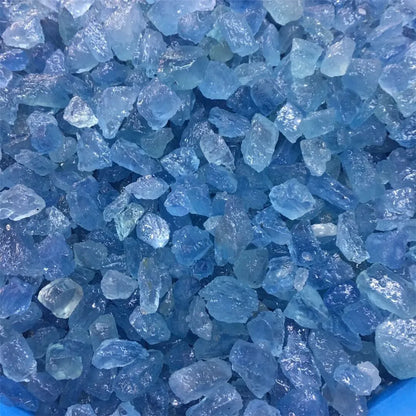 100g Natural Aquamarine Raw Stone Crystal Quartz Rock Collectible Mineral Specimen Healing Rough Gemstone Home Room Decoration