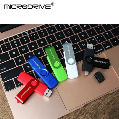 Multifunctional OTG 2 IN 1 type-c USB Flash Drive pendrive 128GB cle usb флэш-накопител stick 32/64 GB Pen Drive for phone