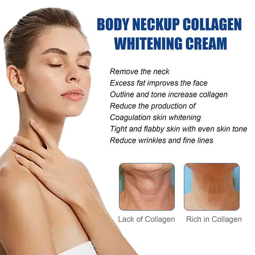 20g Collagen Neck Cream Anti-aging Whitening Tightening Lifting Moisturizing For Neck Double Chin Reducer Fine Lines Skin Care