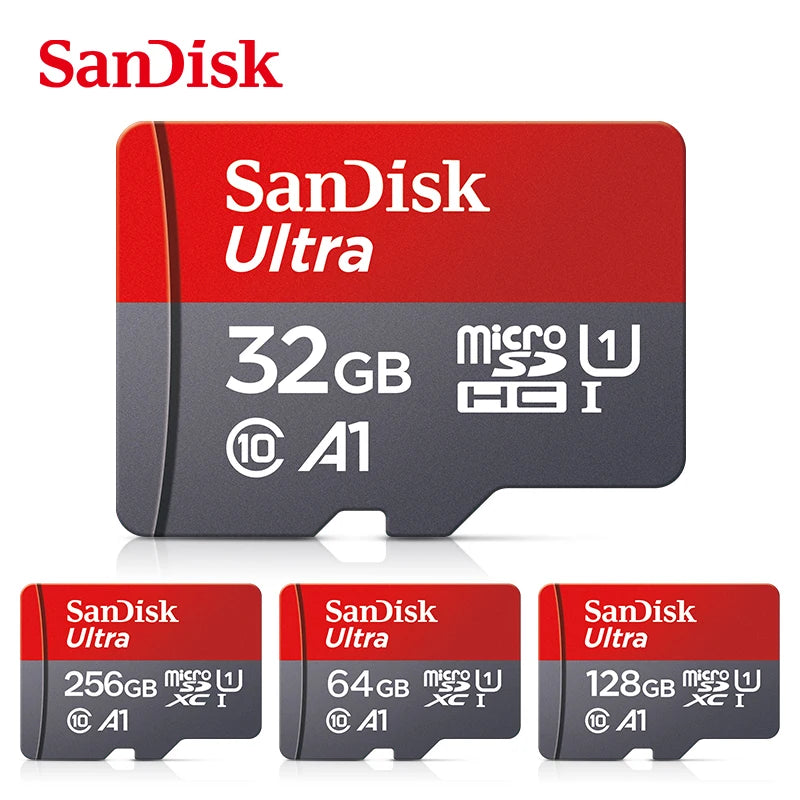 SanDisk Micro tf Card 128GB 64GB 32GB Up to 98MB/s Memory Card Class 10 Flash Card A1 TF Card memory card for smartphone