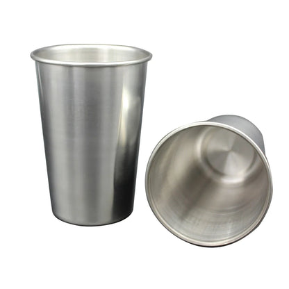 30/70/180/320ML Mini Glasses Stainless Steel Metal Beer Cup Wine Cups For  Portable Drinkware Set Kitchen Accessories 1PC