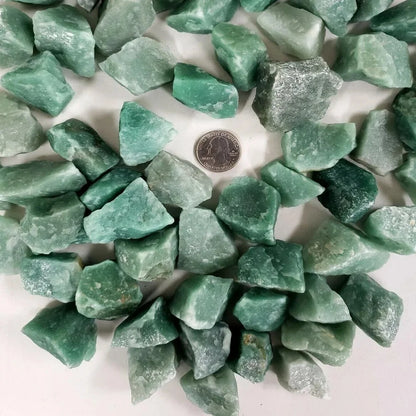 Natural Green Aventurine Crystal Quartz Raw Rough Tangling Jade Mineral Healing Crystals Reiki Specimens Collectible Home Decor