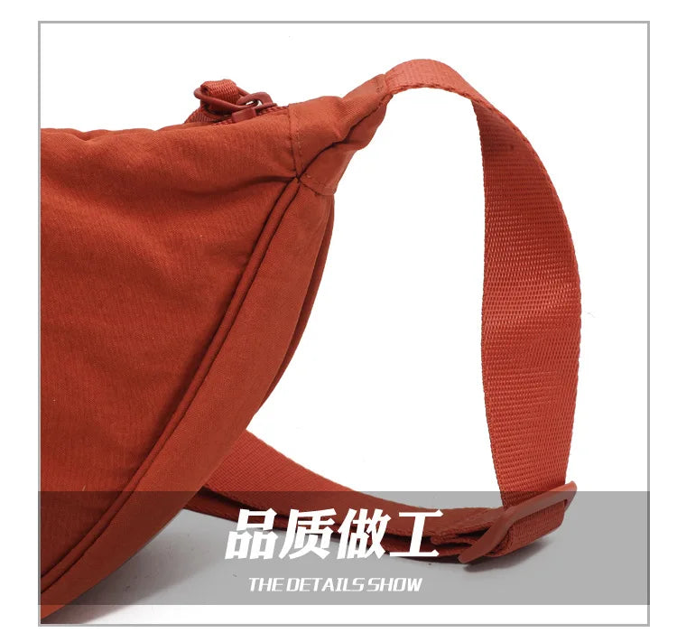 Casual Nylon Hobos Crossbody Bag for Women Designer Shoulder Bags Large Capacity Tote Lady Travel Shopper Bag Female Purses 2024