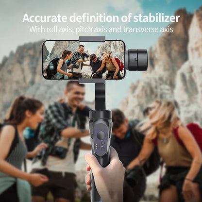 F11 3-Axis Gimbal Stabilizer Smartphone Foldable Handheld Phone Smile Snapshot Vlgo Video Record For iPhone Cellphone Huawei