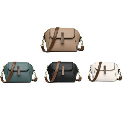 Genuine Leather Women Crossbody Shoulder Bags 2024 Luxury Solid color Cow Leather Handbag Female Messenger Tote