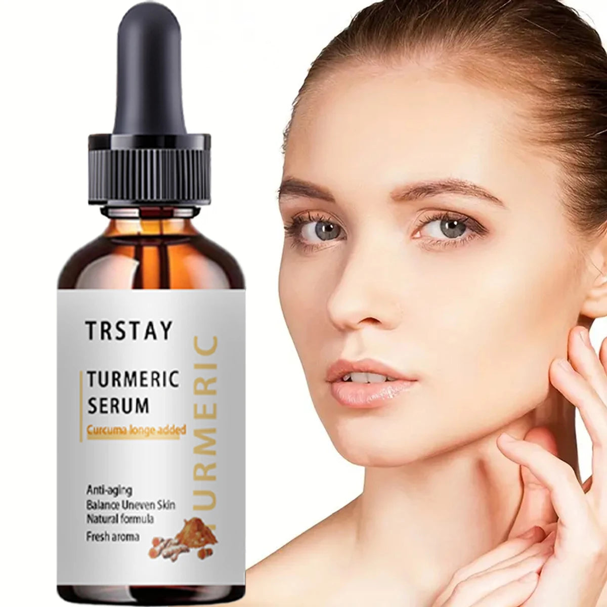 Turmeric Serum Oil Face Care Oil Moisturizing Hydrating Brighten Whiten Face Serum Anti-aging Removal Pigment Melanin Face Skin