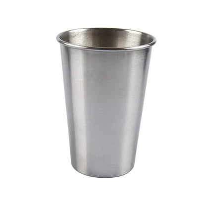 30/70/180/320ML Mini Glasses Stainless Steel Metal Beer Cup Wine Cups For  Portable Drinkware Set Kitchen Accessories 1PC