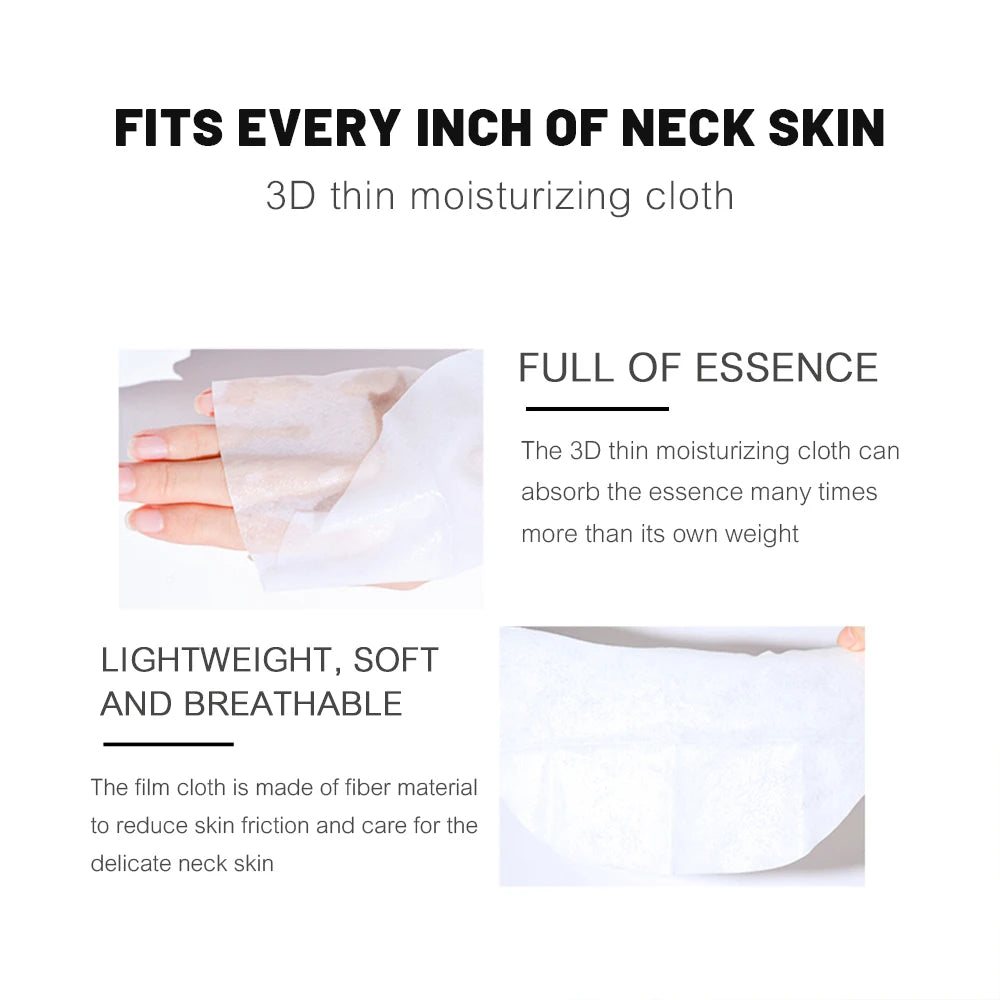 Goat Milk Neck Mask Collagen Firming Necks skincare Mask Beauty Moisturizing Lift Firming Neck Skin Care 1PCS