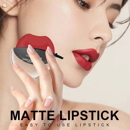 New Squeeze Into Lazy Lipstick Lip-shaped Lipstick Moisturizing Matte Lip Makeup Tint Waterproof Nonstick Cup Lipgloss Korean - MarvelouStore