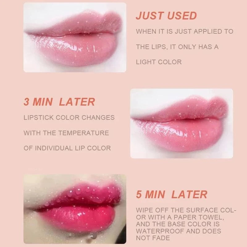 New Squeeze Into Lazy Lipstick Lip-shaped Lipstick Moisturizing Matte Lip Makeup Tint Waterproof Nonstick Cup Lipgloss Korean - MarvelouStore