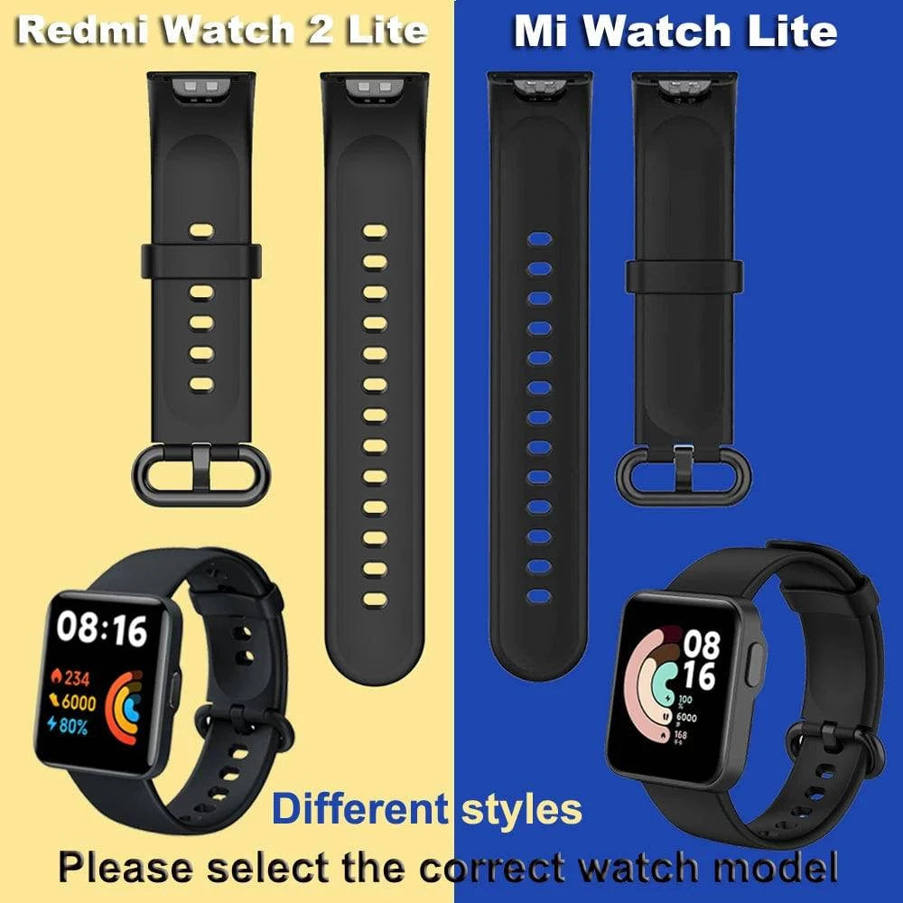 Replacement Strap For Mi Watch Lite Silicone Watchbands Watch Strap For Redmi Watch 2 Lite Strap Correa Bracelet - MarvelouStore