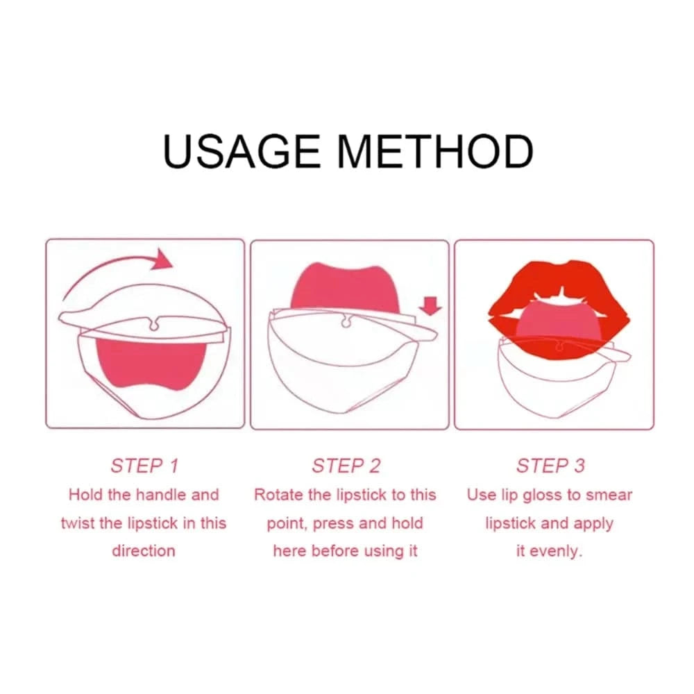 New Squeeze Into Lazy Lipstick Lip-shaped Lipstick Moisturizing Matte Lip Makeup Tint Waterproof Nonstick Cup Lipgloss Korean - MarvelouStore