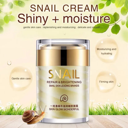 Snail Cream Collagen Face Anti Aging Whitening Moisture Facial Firming Serum Anti Wrinkles Eye Bags Korean Skin Care Product 60g