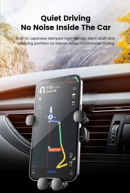 Olaf Gravity Car Phone Holder Air Vent Clip Mount Mobile Cell Phone Stand In Car GPS Support For iPhone 13 12 Pro Xiaomi Samsung