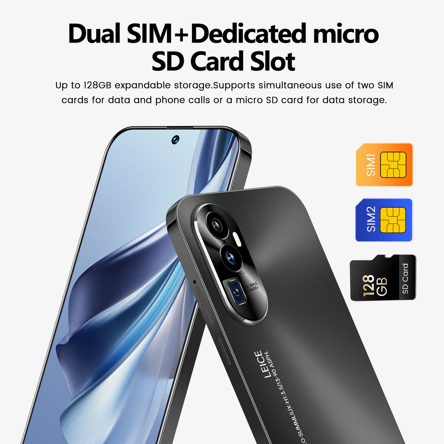 Reno10 Pro+ Global Version Smartphone Qualcomm8 Gen2 16G+1TB 7800mAh 50+108MP 4G/5G Network Cellphone Android Mobile Phone