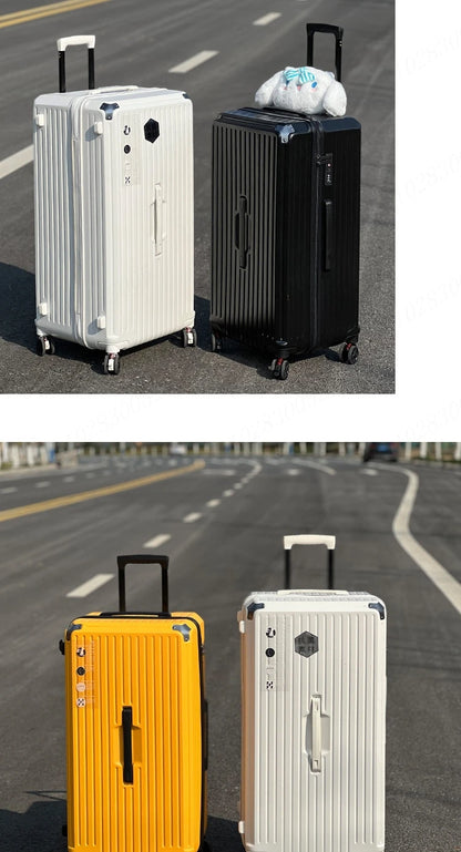 Large Capacity Suitcase 20" 24" 30" 32inch Brakes Universal Wheel Luggage Bag Men Rolling Password Trolley Case Women Travel Bag