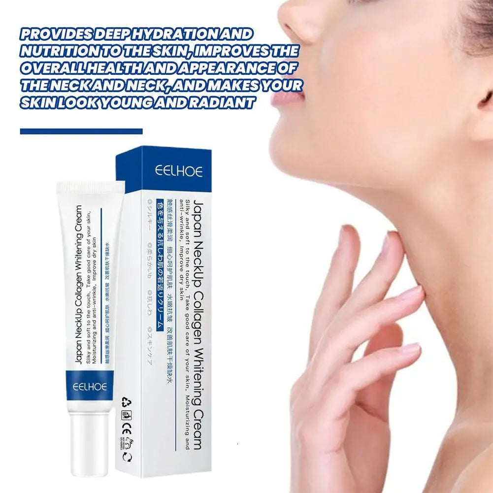 20g Collagen Neck Cream Anti-aging Whitening Tightening Lifting Moisturizing For Neck Double Chin Reducer Fine Lines Skin Care