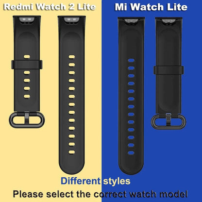 Replacement Strap For Mi Watch Lite Silicone Watchbands Watch Strap For Redmi Watch 2 Lite Strap Correa Bracelet - MarvelouStore