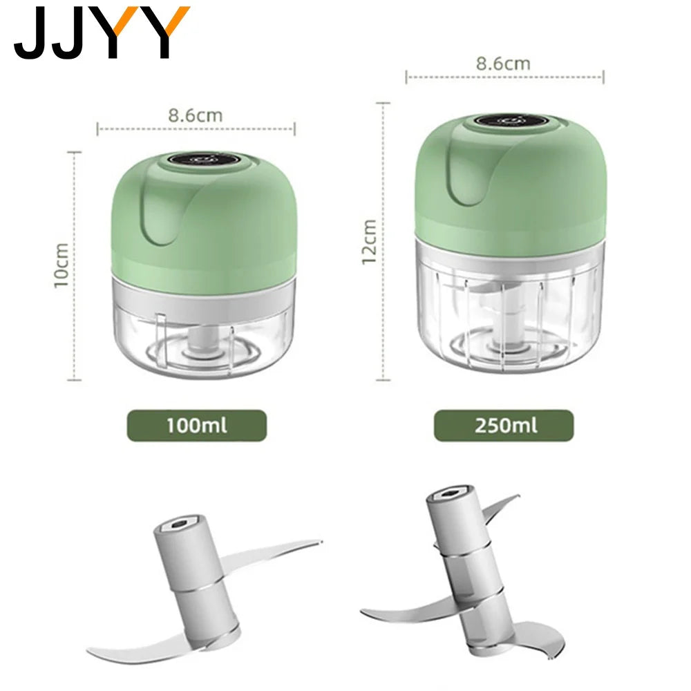 Portable Electric Garlic Masher Crusher, 100/250ml Garlic Chopper, USB Food Processor Kitchen Kitchen Gadgets