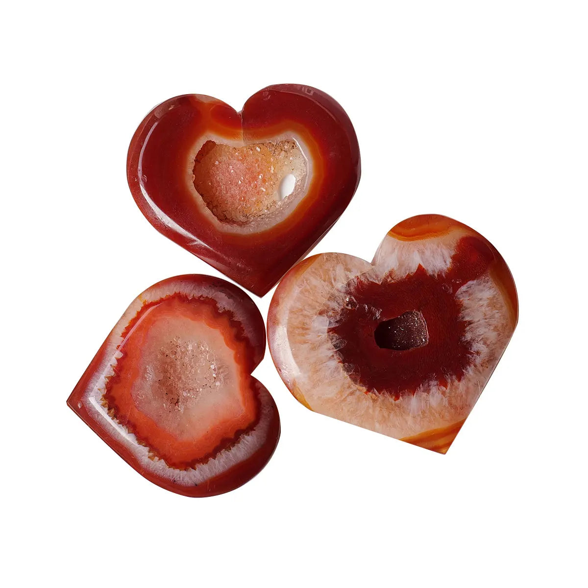 1pc Natural Carnelian Crystal Heart Love Red Agate Cluster Spiritual Meditation Feng Shui Druzy Home Ornament