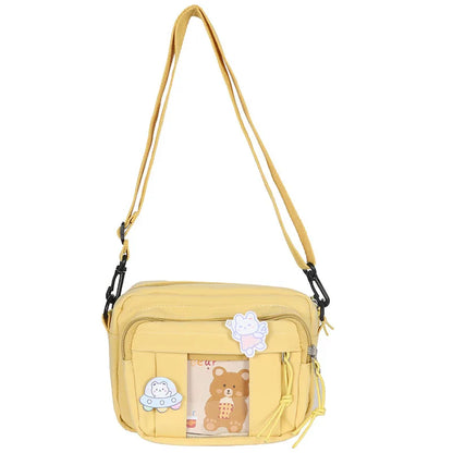 New Kawaii Bag Girls 2024 New JK Transparent Bag Small Crossbody Bag For Women Purses and Handbags Shoulder Bag Itabag Bolso