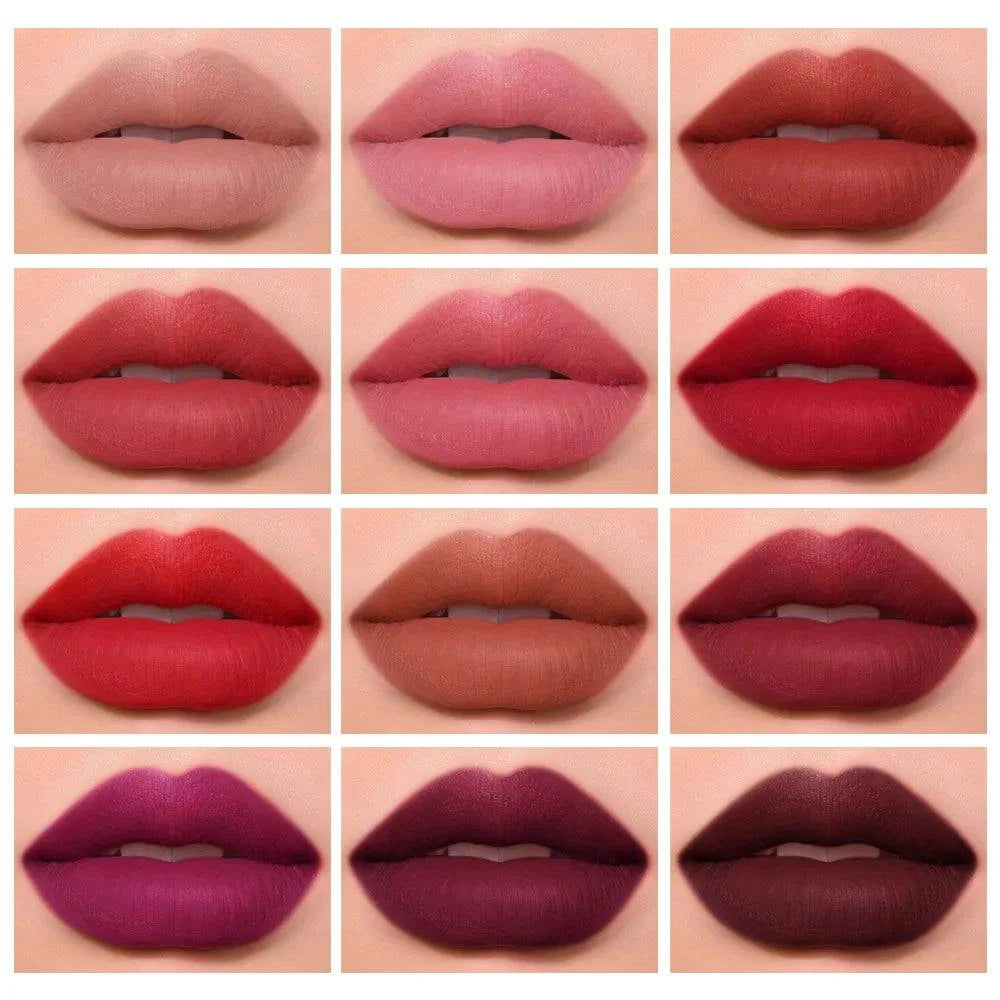 New Squeeze Into Lazy Lipstick Lip-shaped Lipstick Moisturizing Matte Lip Makeup Tint Waterproof Nonstick Cup Lipgloss Korean - MarvelouStore