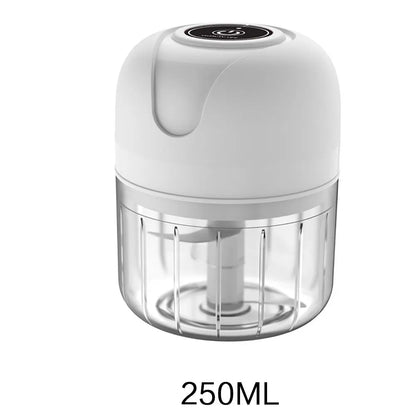 Portable Electric Garlic Masher Crusher, 100/250ml Garlic Chopper, USB Food Processor Kitchen Kitchen Gadgets