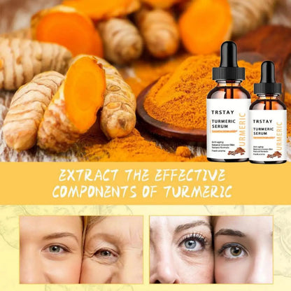 Turmeric Serum Oil Face Care Oil Moisturizing Hydrating Brighten Whiten Face Serum Anti-aging Removal Pigment Melanin Face Skin