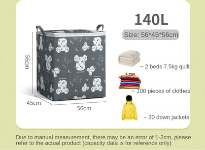 Quilt Clothes Storage Bag Large Zipper Clothing Quilt Packing Wardrobe Organizer Luggage Moving Bag Waterproof Moisture-proof