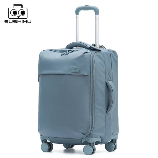 SUSHIMU High-quality Suitcase Oxford Cloth Trolley Case Shoulder Bag Multifunctional Boarding Box Rolling Luggage