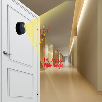 4.3 Inch video peephole Viewer IR Night Vision  HD Camera  Cat Eye Door Bell Smart HomeUltra wide angle  Video Doorbell Camera