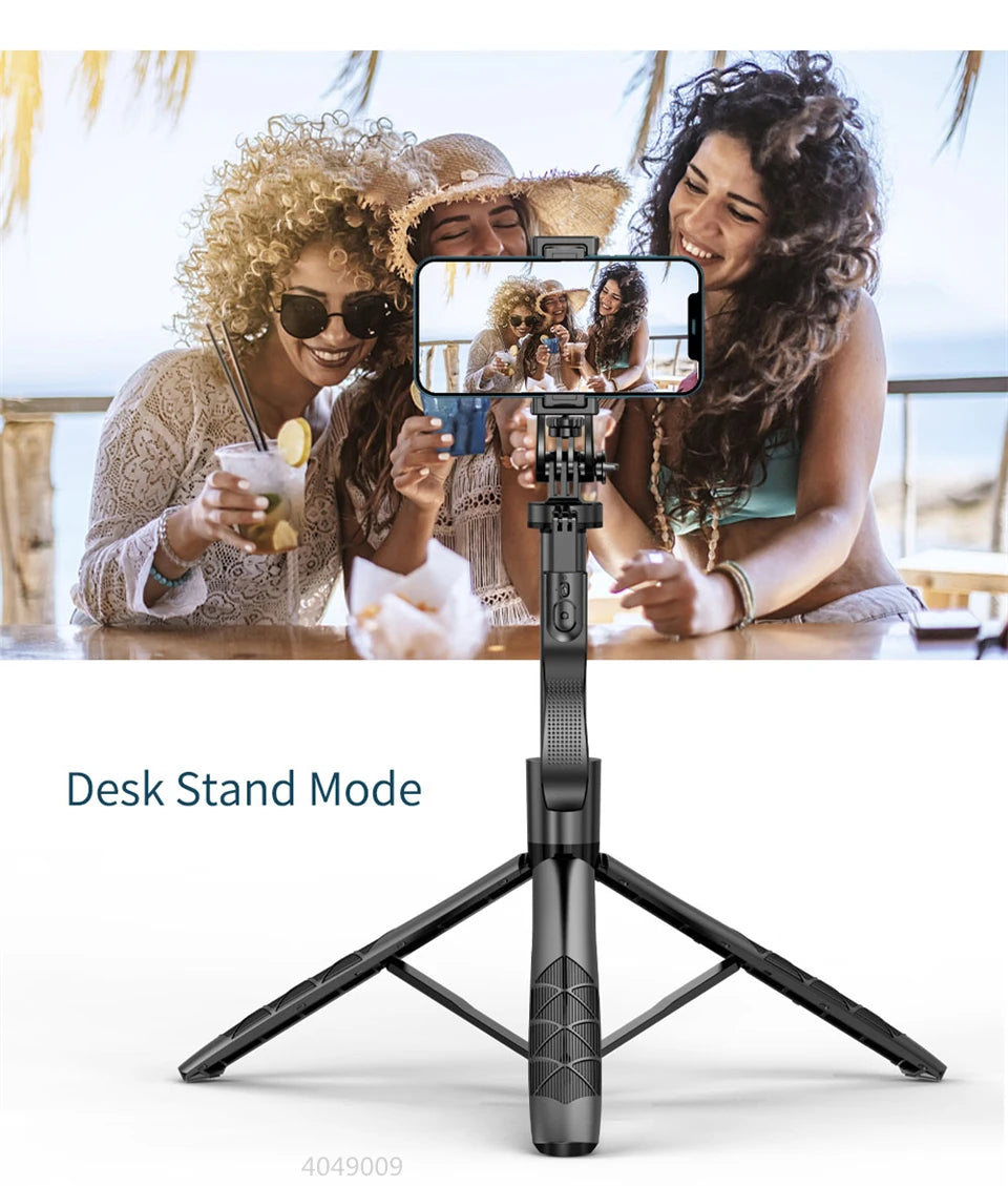 COOL DIER L16 1530mm Wireless Selfie Stick Tripod Stand Foldable Monopod  With Bluetooth Shutter For Gopro Cameras Smartphones