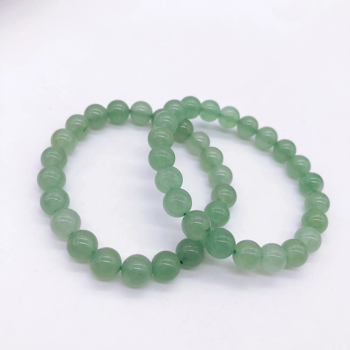 Natural Green Aventurine Beaded Bracelet Rock Crystal Stone Reiki Healing Beads Fashion Bangles Yoga Jewelry Home Decor Gift