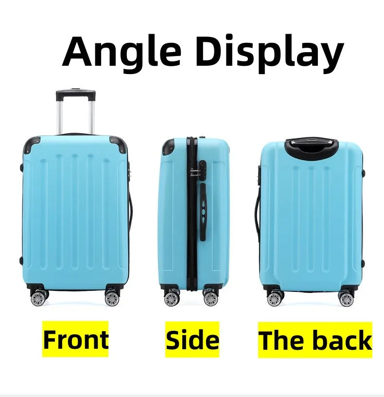 Man And Women Travel Luggage Business Trolley Suitcase Bag Spinner Boarding 20/22/24/26/28 Inch Universal Wheel