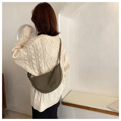 Casual Nylon Hobos Crossbody Bag for Women Designer Shoulder Bags Large Capacity Tote Lady Travel Shopper Bag Female Purses 2024