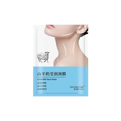 Goat Milk Neck Mask Collagen Firming Necks skincare Mask Beauty Moisturizing Lift Firming Neck Skin Care 1PCS