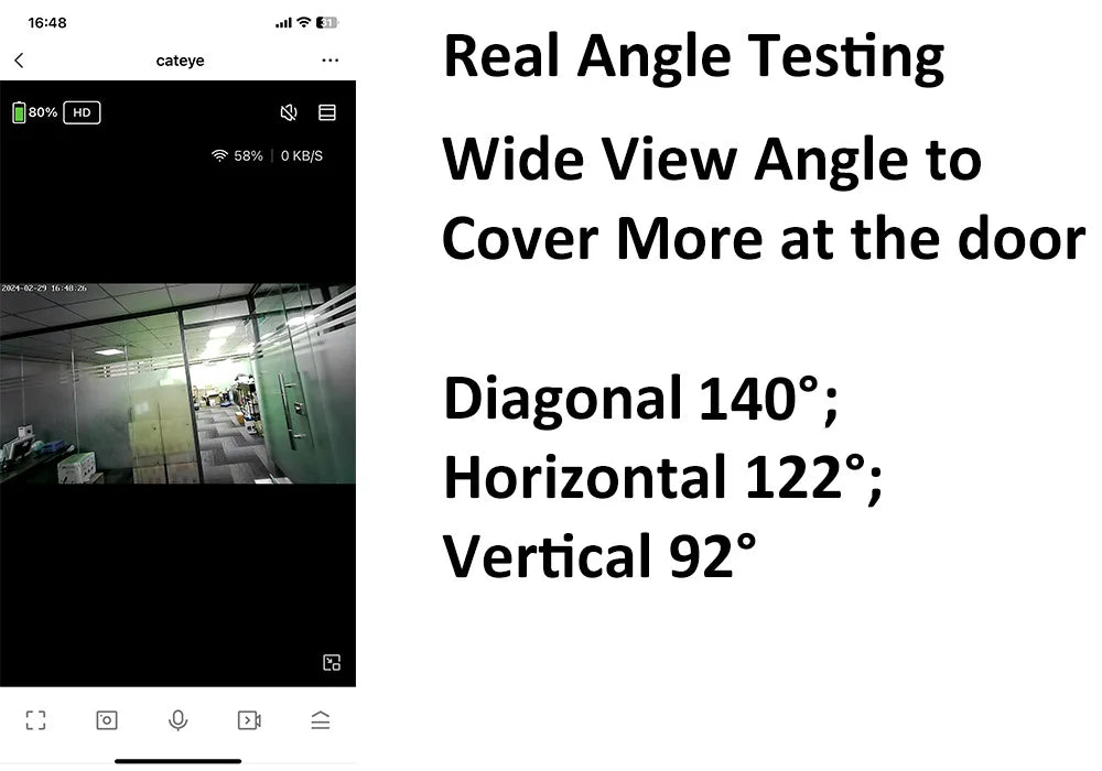 Mini Smart Tuya 3MP 140° Wide View Angle 2.4Ghz WiFi Magic Door Peephole Eye Camera Digital Door Viewer Doorbell Battery Powered