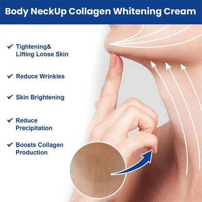 20g Collagen Neck Cream Anti-aging Whitening Tightening Lifting Moisturizing For Neck Double Chin Reducer Fine Lines Skin Care